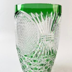 Crystal Green Vase