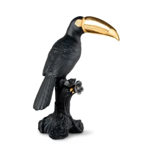 Lladro Toucan ( Black-Gold )