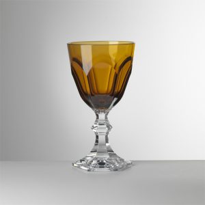 Synthetic Crystal Tumbler Amber ( 6 pcs set )