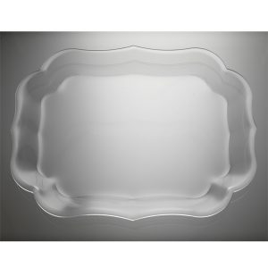 Synthetic Crystal Tray Clear