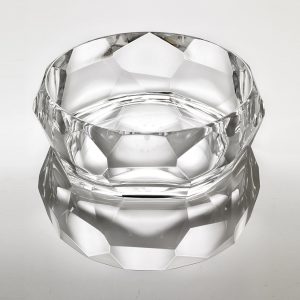 Synthetic Crystal Salad Bowl Large Clear