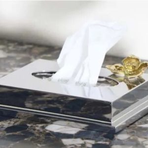 Tissue Box Rectangular Shape Stainless Steel