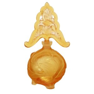 Crytal Perfume Bottle Amber